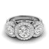 1.75-4.25 CT Round Cut Lab Grown Diamonds - Three Stone Ring - Primestyle.com