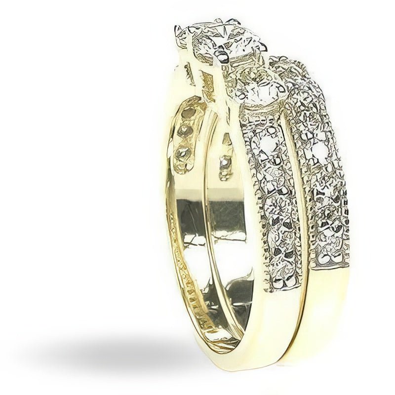 1.80 - 2.95 CT Round Cut Natural Diamonds - Bridal Set - Primestyle.com