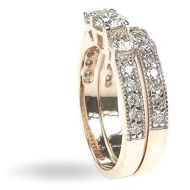 1.80-2.95 CT Round Cut Natural Diamonds - Bridal Set