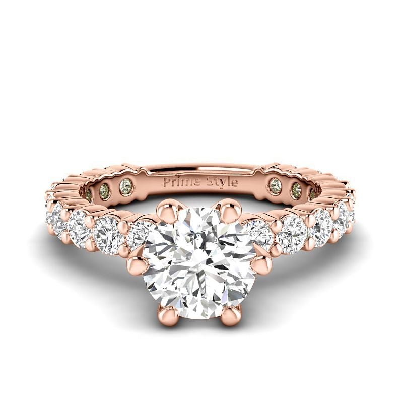 1.80 - 7.30 CT Round Cut Diamonds - Engagement Ring - Primestyle.com