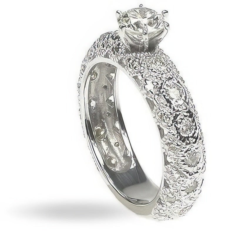 1.85-3.00 CT Round Cut Natural Diamonds - Engagement Ring