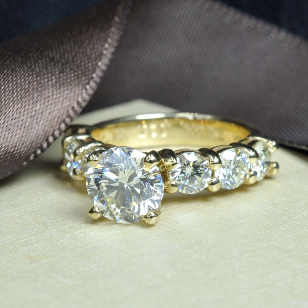 1.85 - 3.00 CT Round Cut Natural Diamonds - Engagement Ring - Primestyle.com