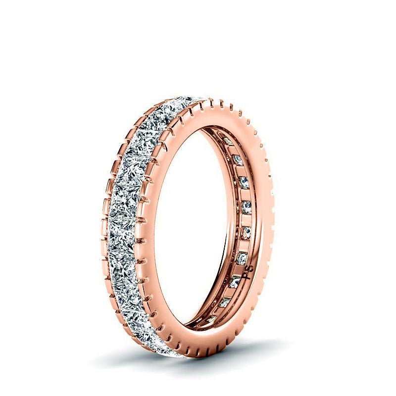 1.90 CT Princess Cut Diamonds - Eternity Rings