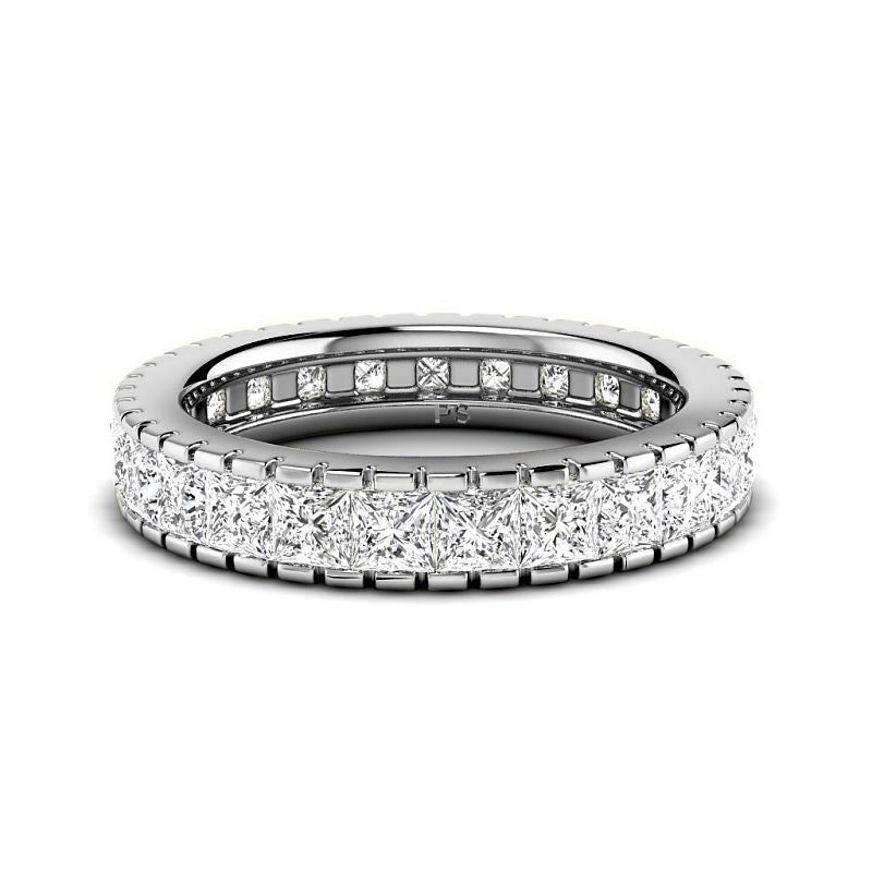 1.90 CT Princess Cut Diamonds - Eternity Rings