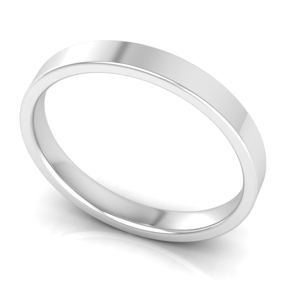2.0 mm Comfort Fit Plain Wedding Band in 14KT, 18KT & Platinum