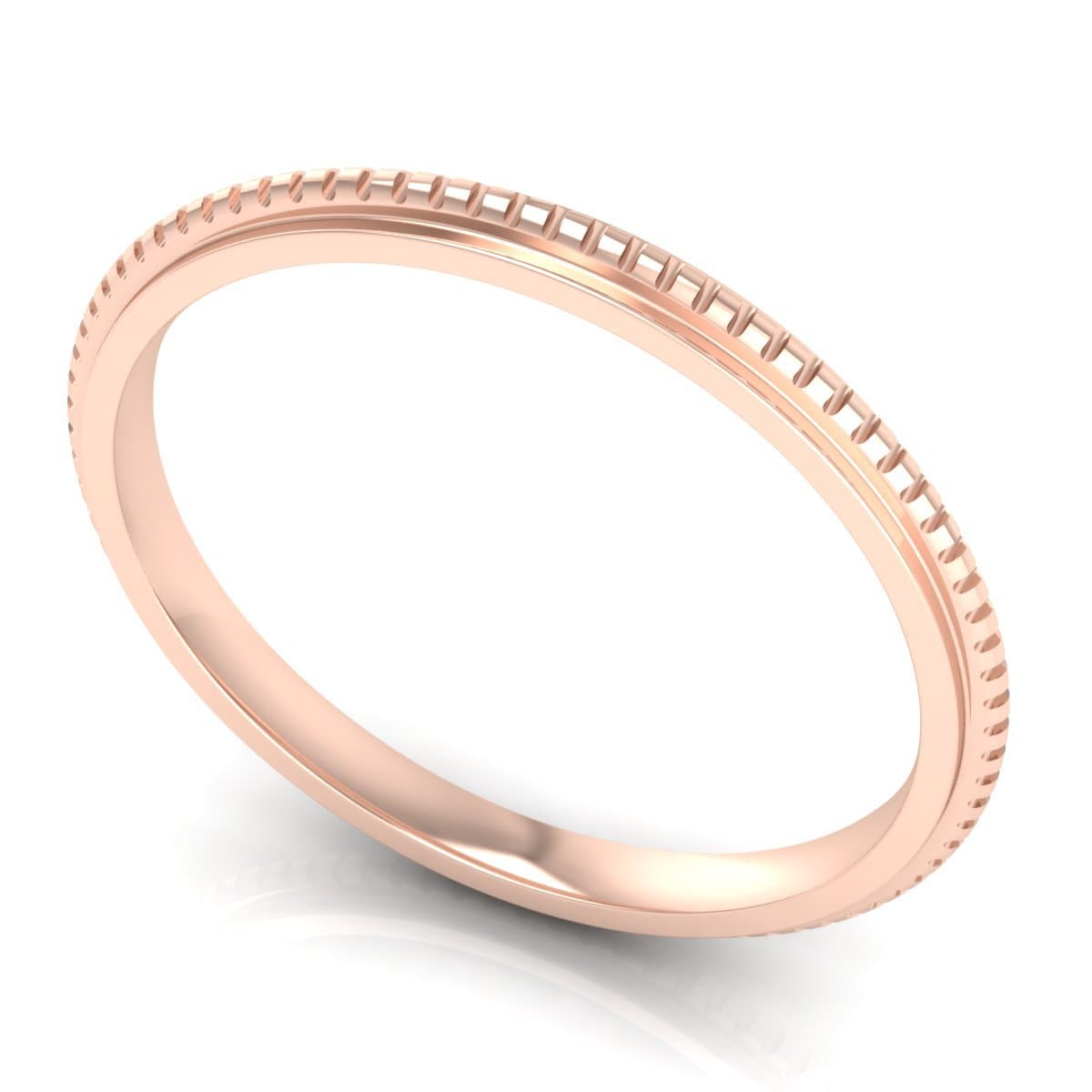 2.0 mm Plain Wedding Band in 14KT, 18KT & Platinum - Primestyle.com