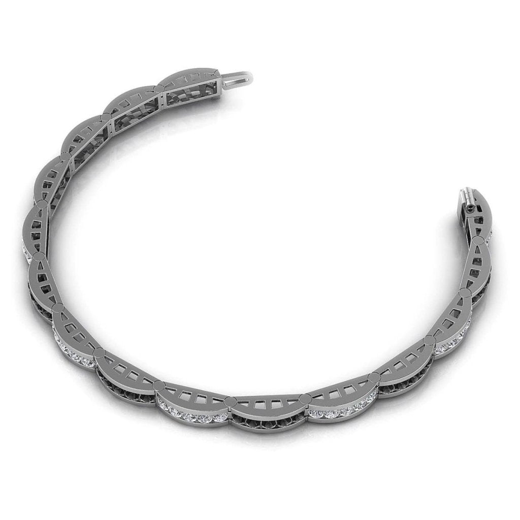 2.00 CT Round Cut Natural Diamonds - Diamond Bracelets