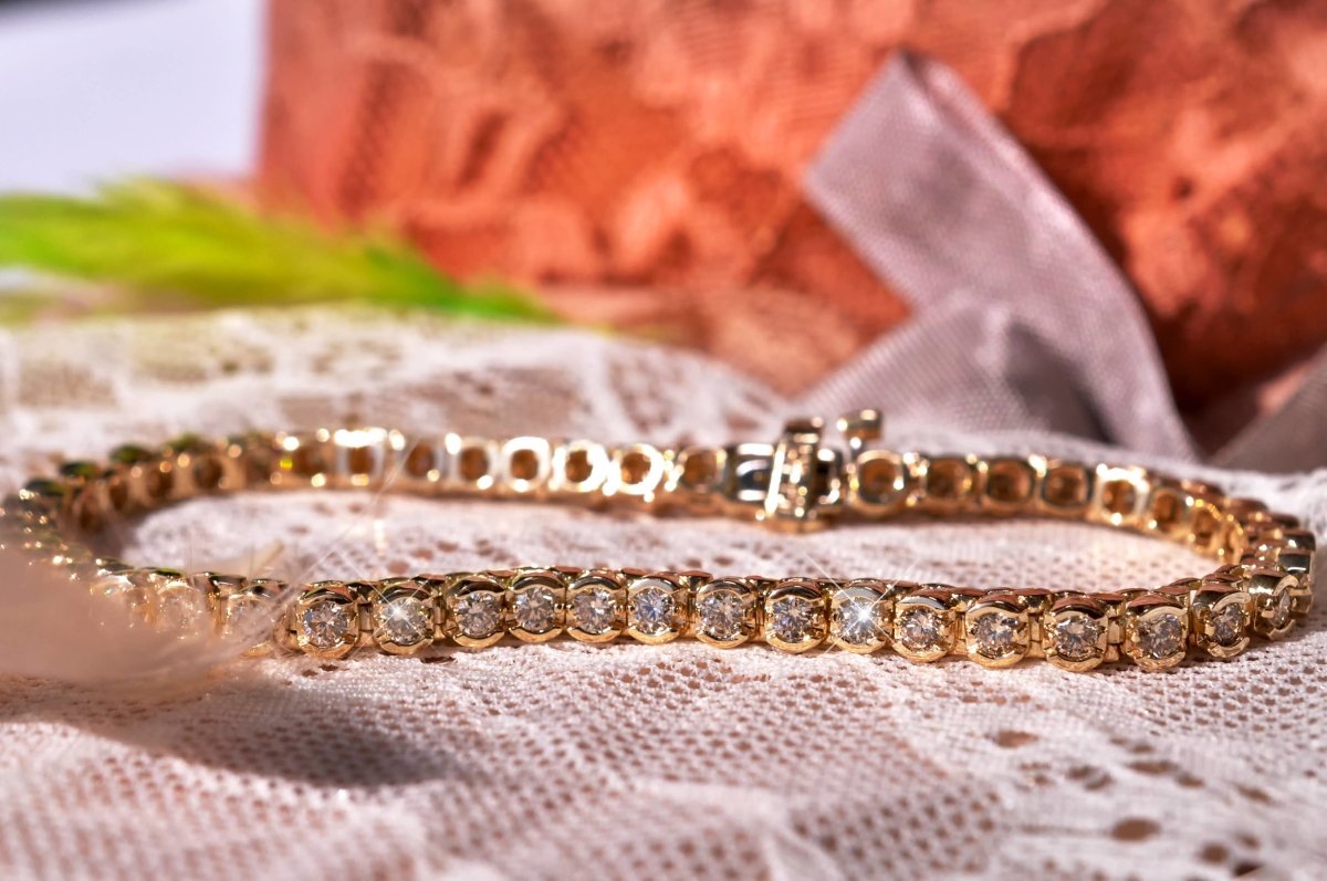 2.00-3.00 CT Round Cut Diamonds - Tennis Bracelet - Primestyle.com