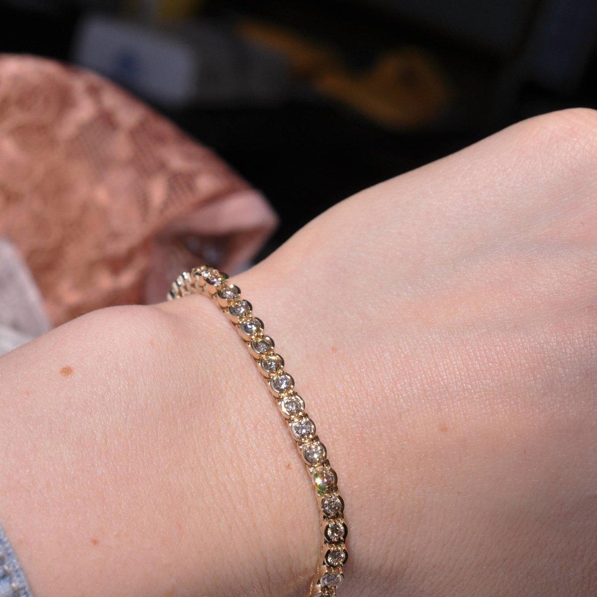 2.00-3.00 CT Round Cut Diamonds - Tennis Bracelet - Primestyle.com