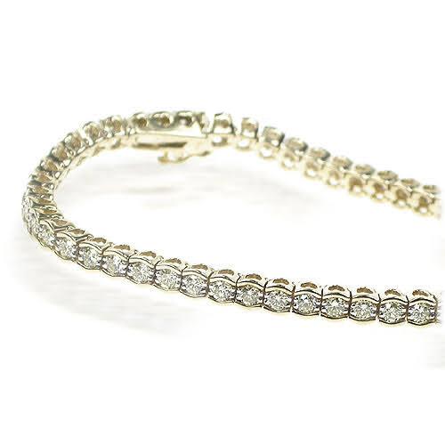2.00-3.00 CT Round Cut Diamonds - Tennis Bracelet - Primestyle.com