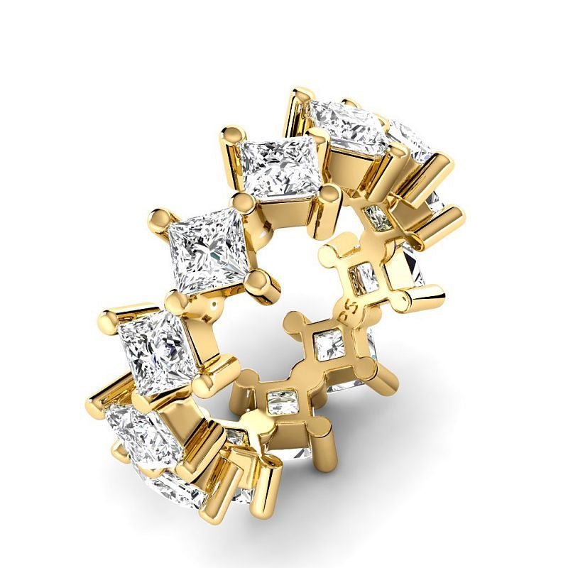 2.00 - 4.00 CT Princess Cut Lab Grown Diamonds - Eternity Ring - Primestyle.com
