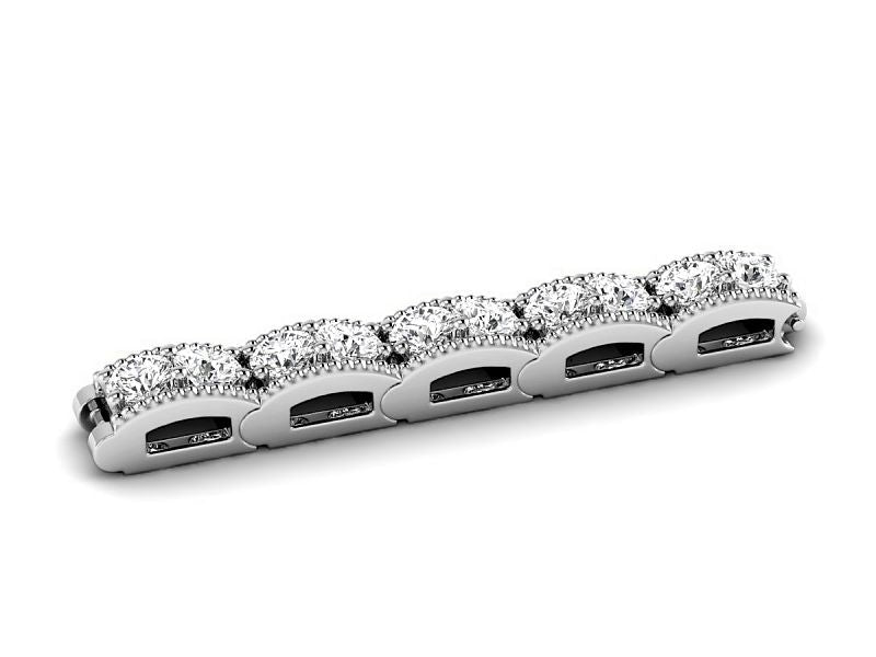 2.00-4.50 CT Round Cut Lab Grown Diamonds - Diamond Bracelet - Primestyle.com