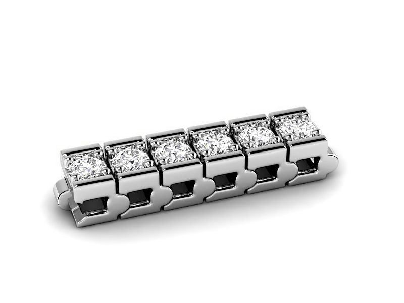 2.00-5.00 CT Round Cut Diamonds - Tennis Bracelet