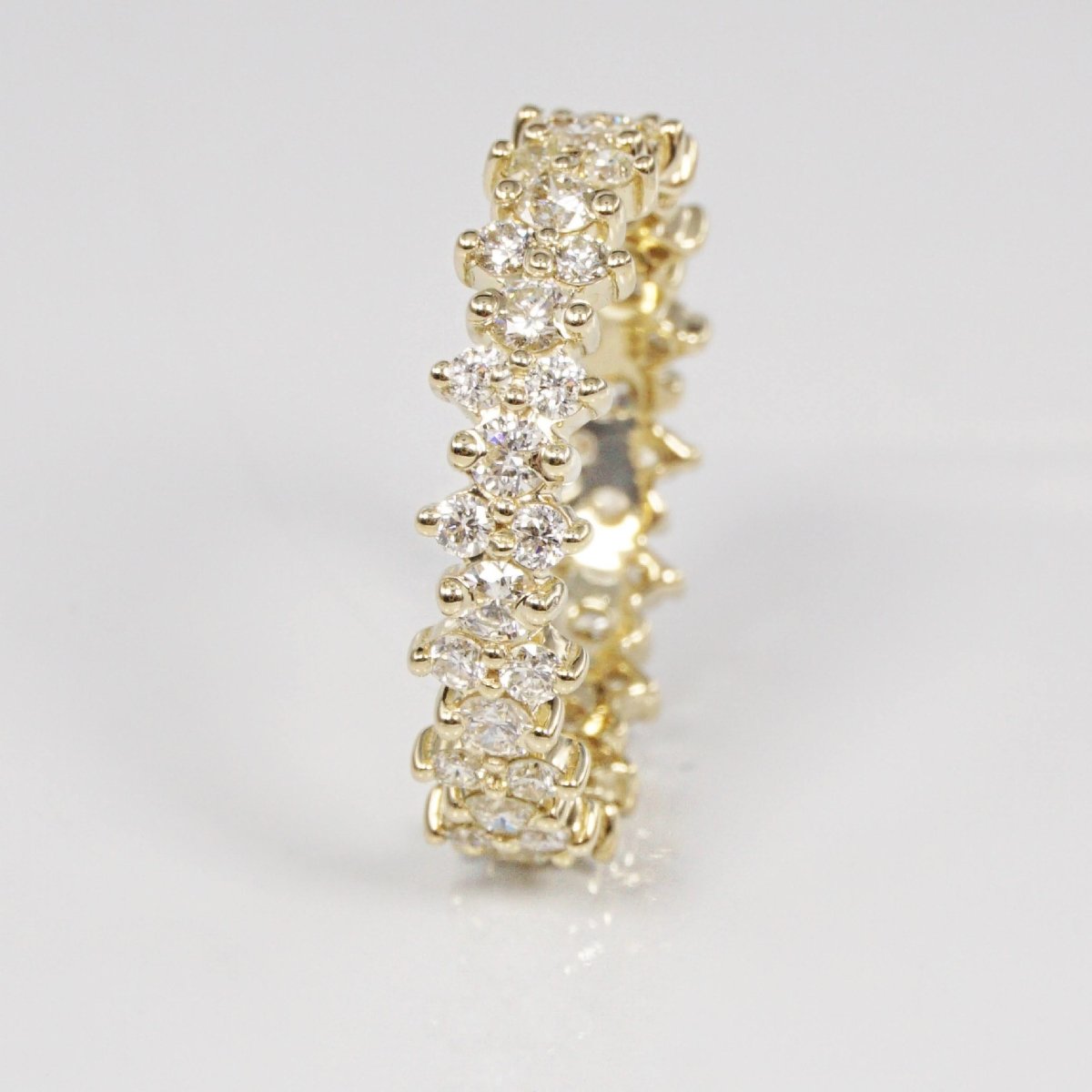 2.00-6.00 CT Round Cut Natural Diamonds - Eternity Rings