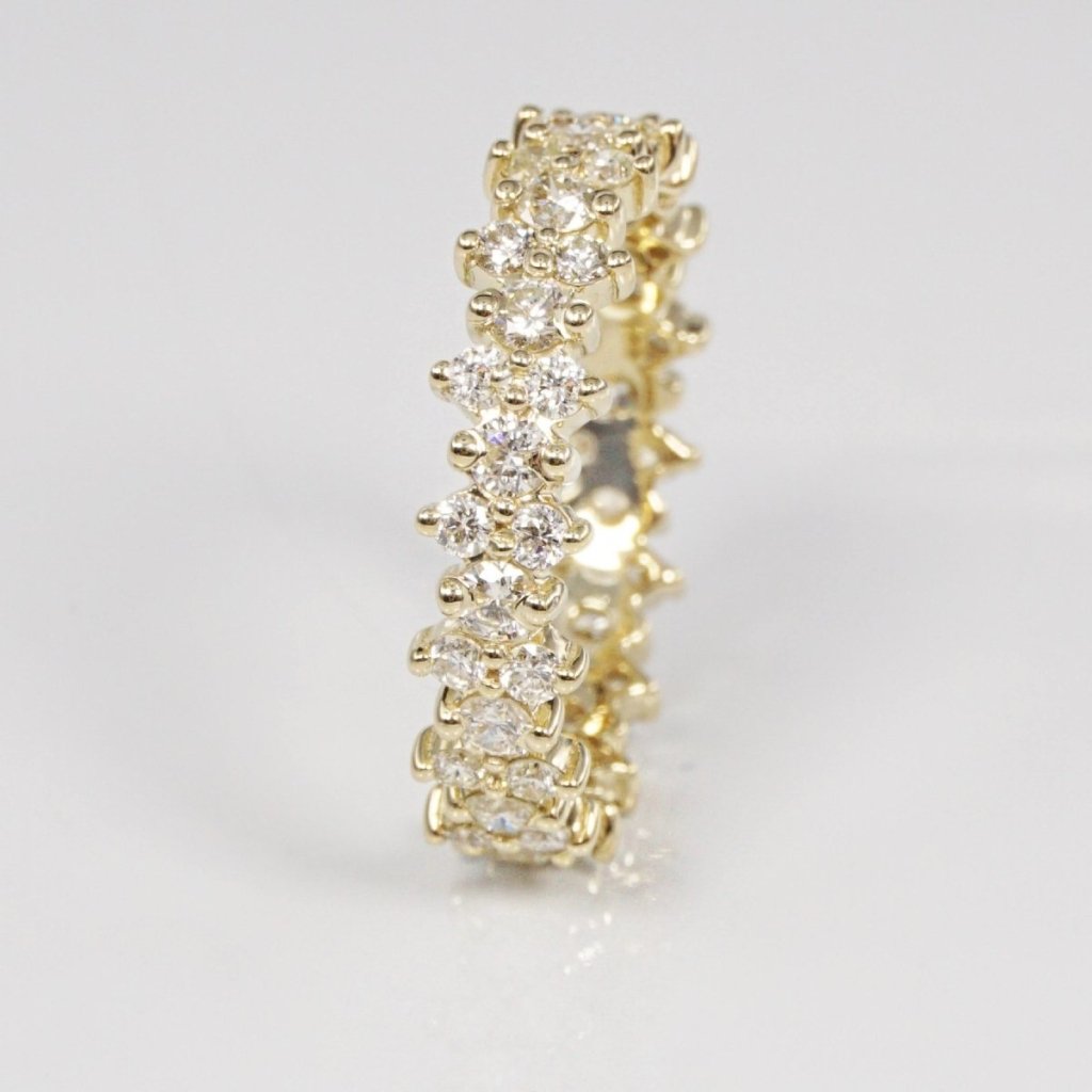 2.00 - 6.00 CT Round Cut Natural Diamonds - Eternity Rings - Primestyle.com