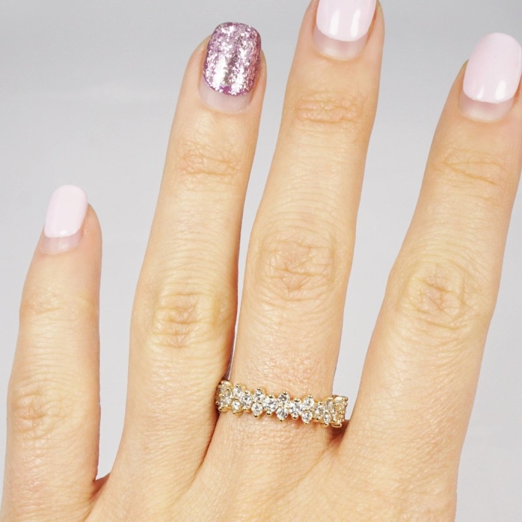 2.00 - 6.00 CT Round Cut Natural Diamonds - Eternity Rings - Primestyle.com