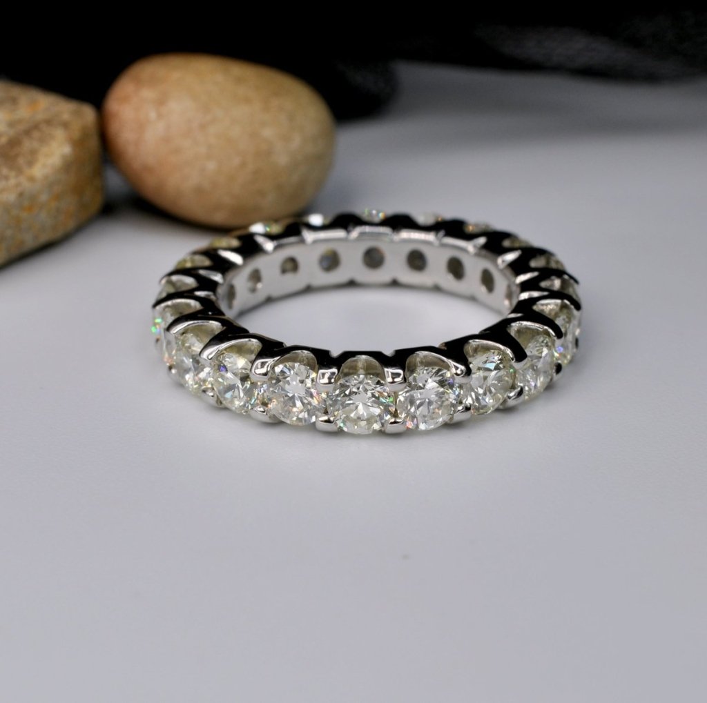 2.00 - 6.00 CT Round Cut Natural Diamonds - Eternity Rings - Primestyle.com