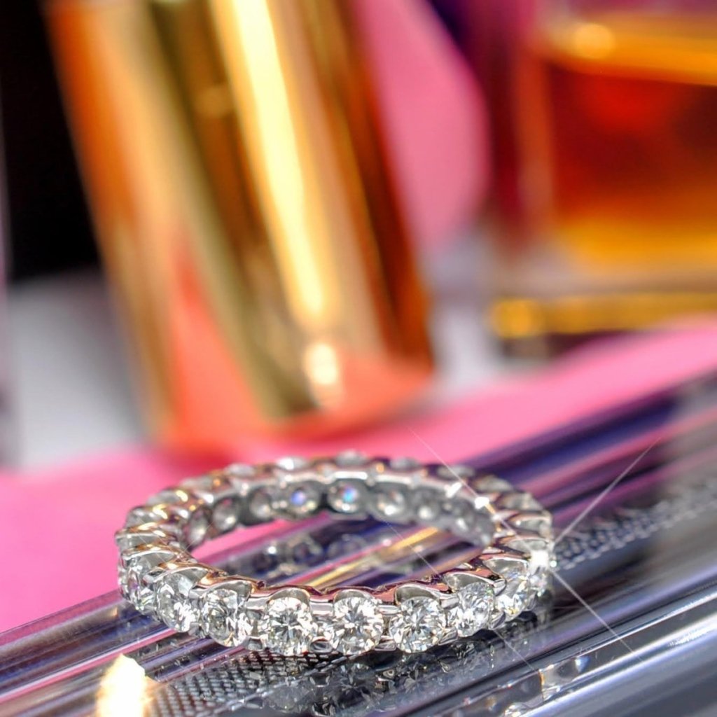 2.00 - 6.00 CT Round Cut Natural Diamonds - Eternity Rings - Primestyle.com