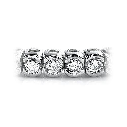 2.00-6.00 CT Round Cut Diamonds - Tennis Bracelet