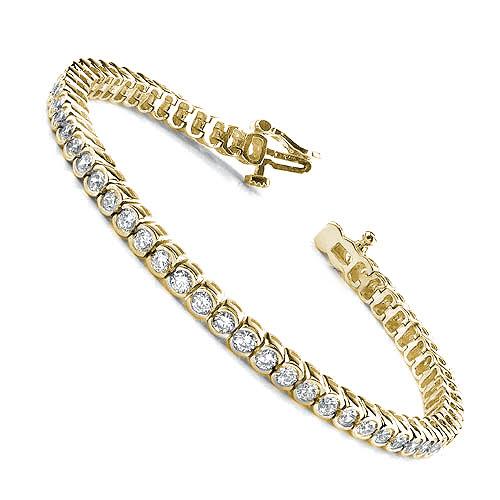 2.00-6.00 CT Round Cut Diamonds - Tennis Bracelet - Primestyle.com