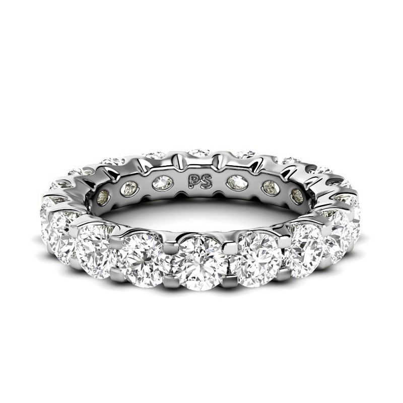 2.00-6.00 CT Round Cut Lab Grown Diamonds - Eternity Ring - Primestyle.com