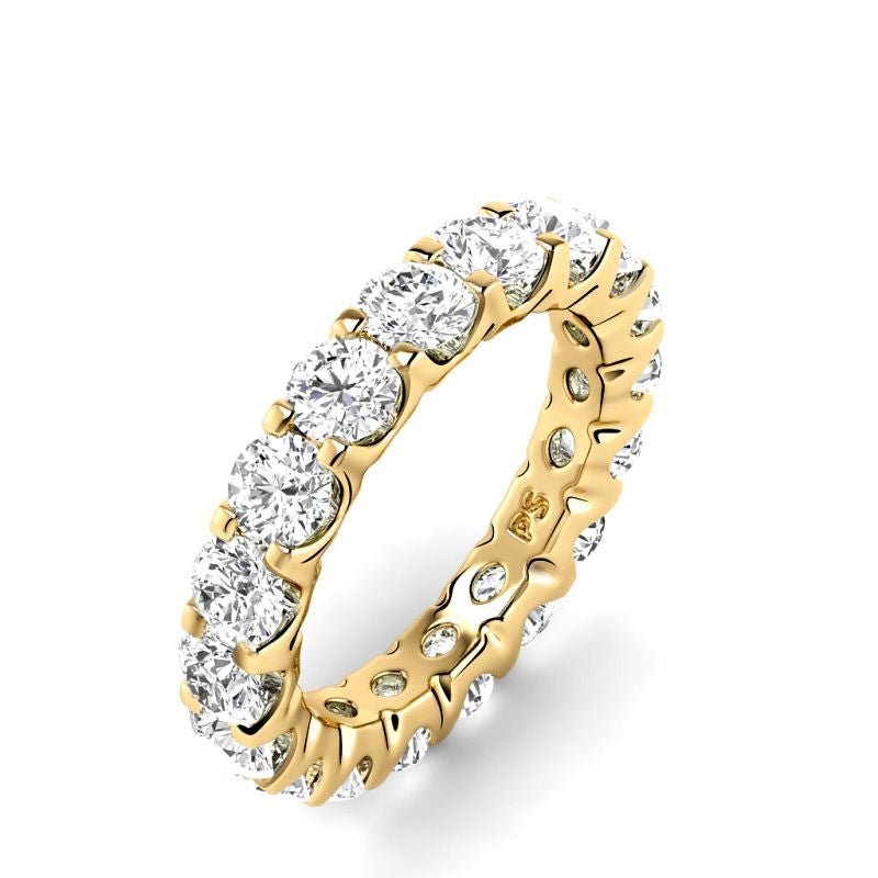 2.00 - 6.00 CT Round Cut Lab Grown Diamonds - Eternity Ring - Primestyle.com