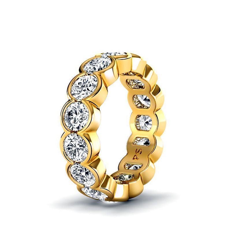 2.00-6.00 CT Round Cut Diamonds - Eternity Rings