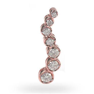 2.00 CT Round Cut Diamonds - Journey Pendant - Primestyle.com