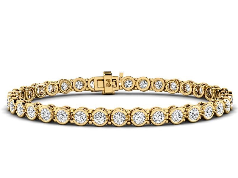 2.00 CT Round Cut Diamonds - Tennis Bracelet