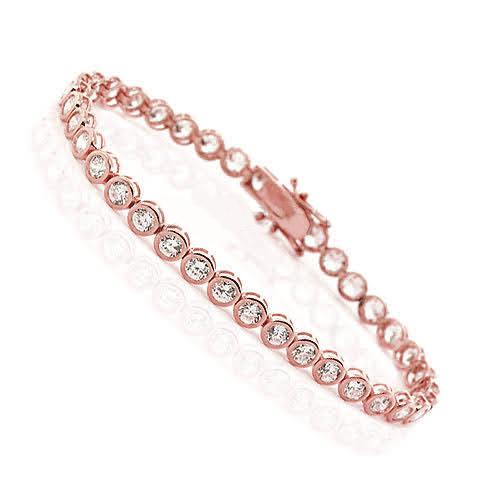 2.10-4.00 CT Round Cut Diamonds - Tennis Bracelet - Primestyle.com