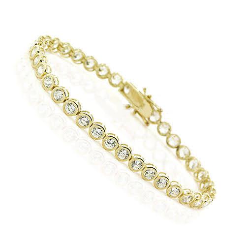 2.10-4.00 CT Round Cut Diamonds - Tennis Bracelet - Primestyle.com