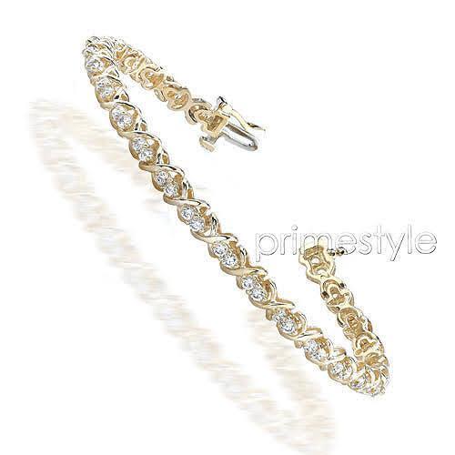 2.20-4.00 CT Round Cut Diamonds - Tennis Bracelet - Primestyle.com