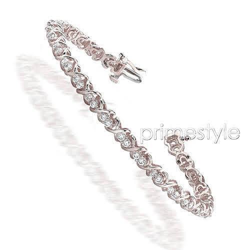 2.20-4.00 CT Round Cut Diamonds - Tennis Bracelet - Primestyle.com