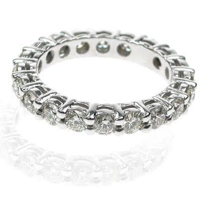 2.30 CT Round Cut Natural Diamonds - Eternity Rings