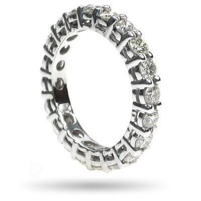 2.30 CT Round Cut Natural Diamonds - Eternity Rings