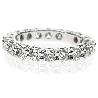 2.30 CT Round Cut Diamonds - Eternity Ring - Primestyle.com