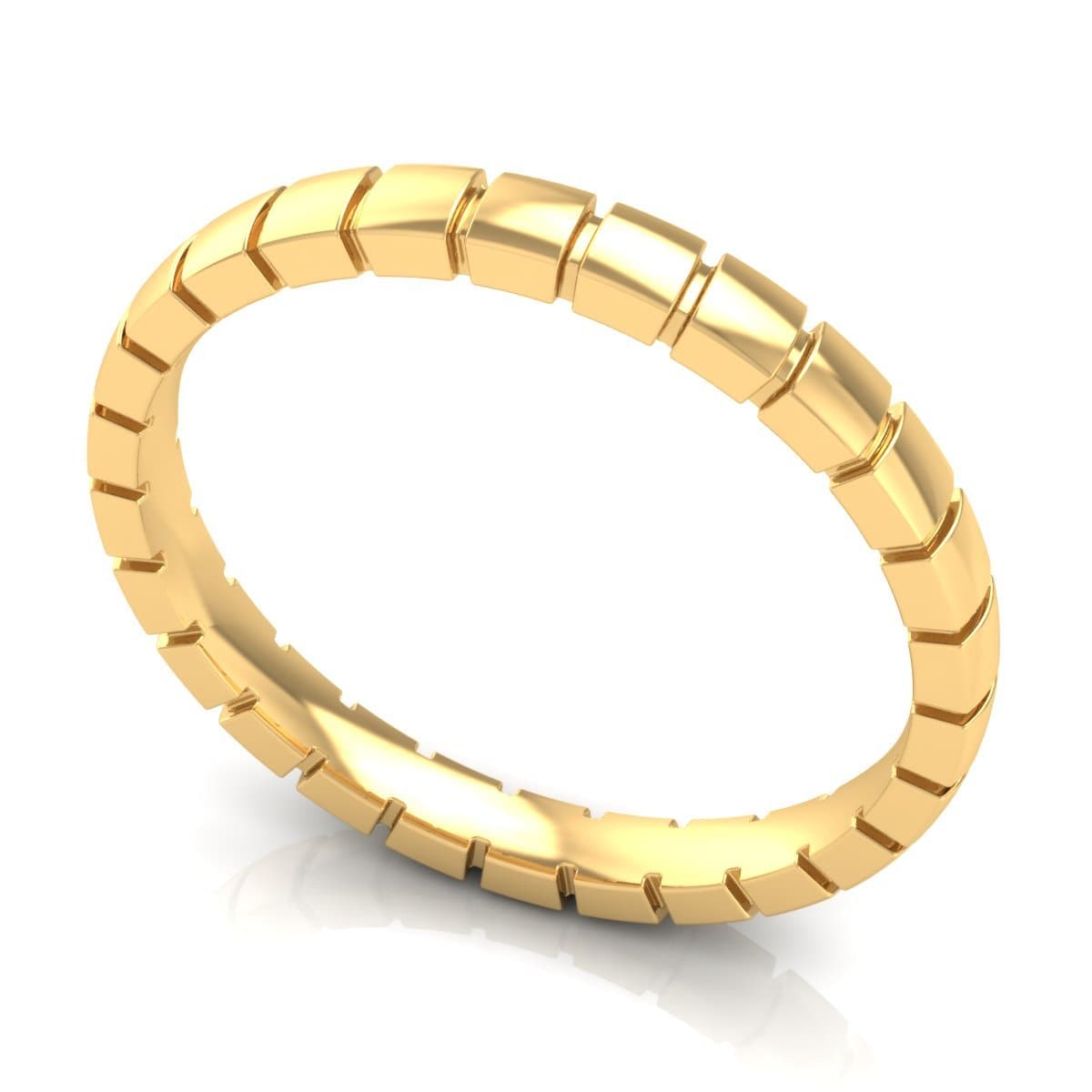 2.5 mm Plain Wedding Band in 14KT, 18KT & Platinum - Primestyle.com