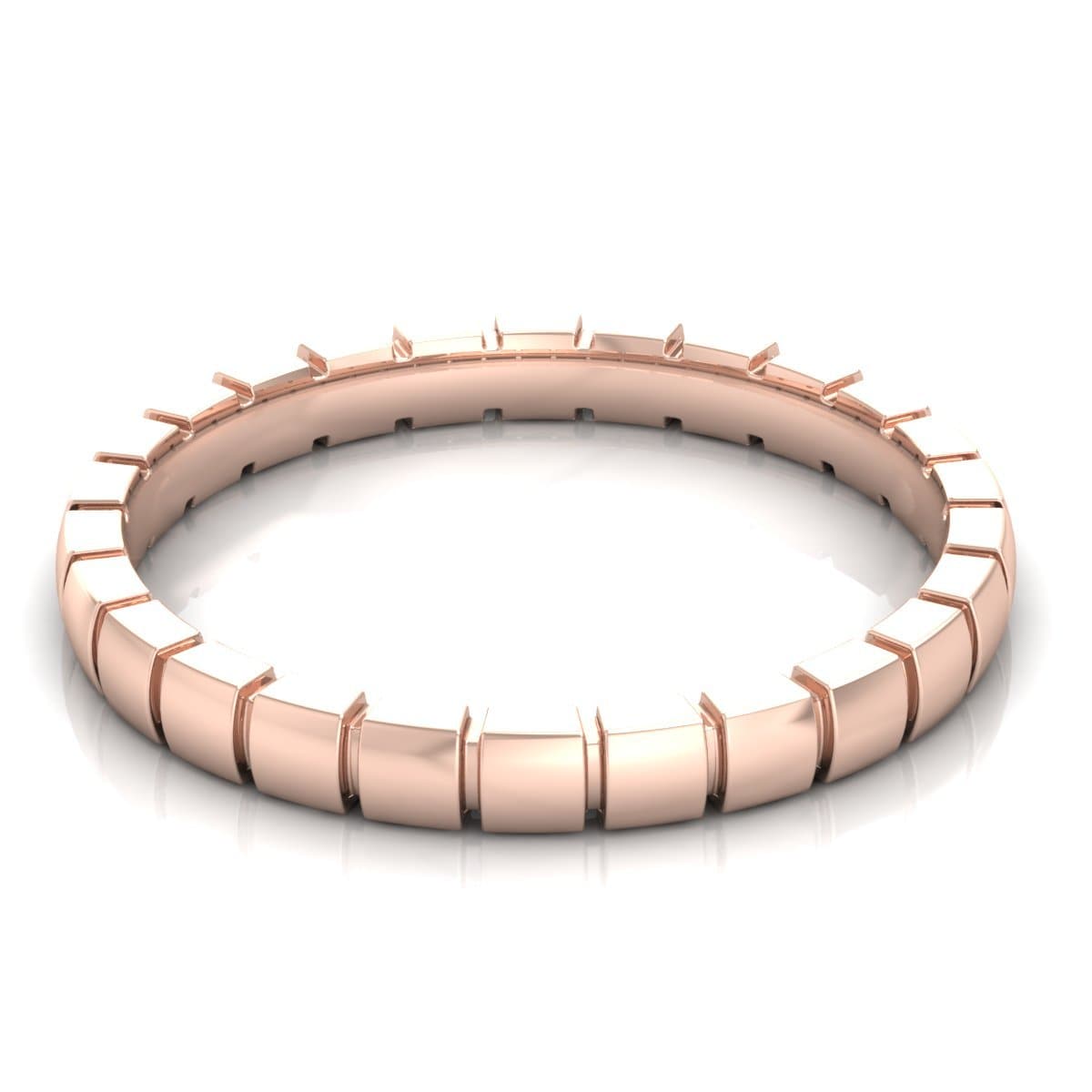 2.5 mm Plain Wedding Band in 14KT, 18KT & Platinum - Primestyle.com