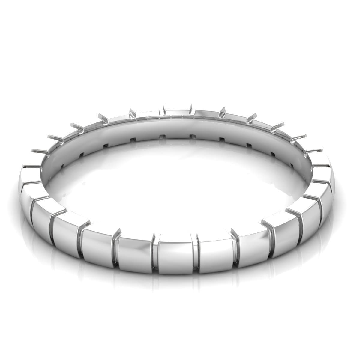 2.5 mm Plain Wedding Band in 14KT, 18KT & Platinum - Primestyle.com