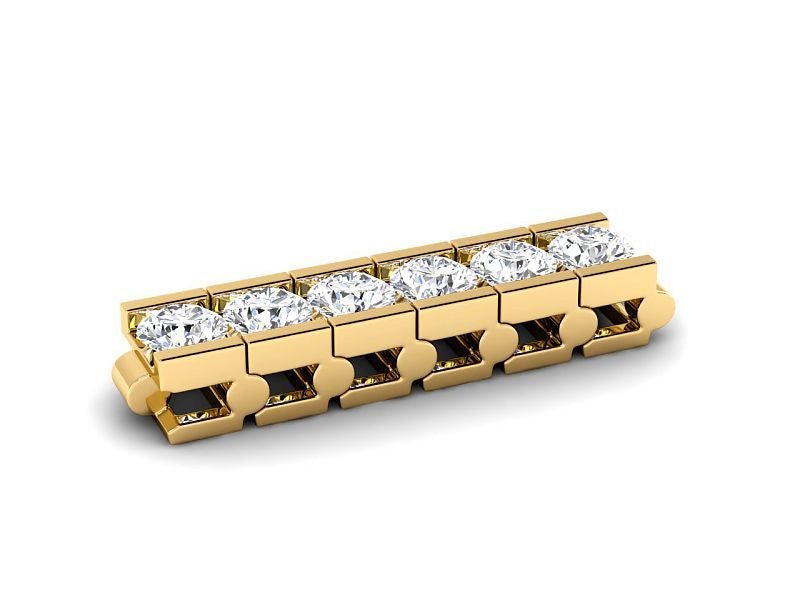 2.50 - 10.50 CT Round Cut Lab Grown Diamonds - Tennis Bracelet - Primestyle.com