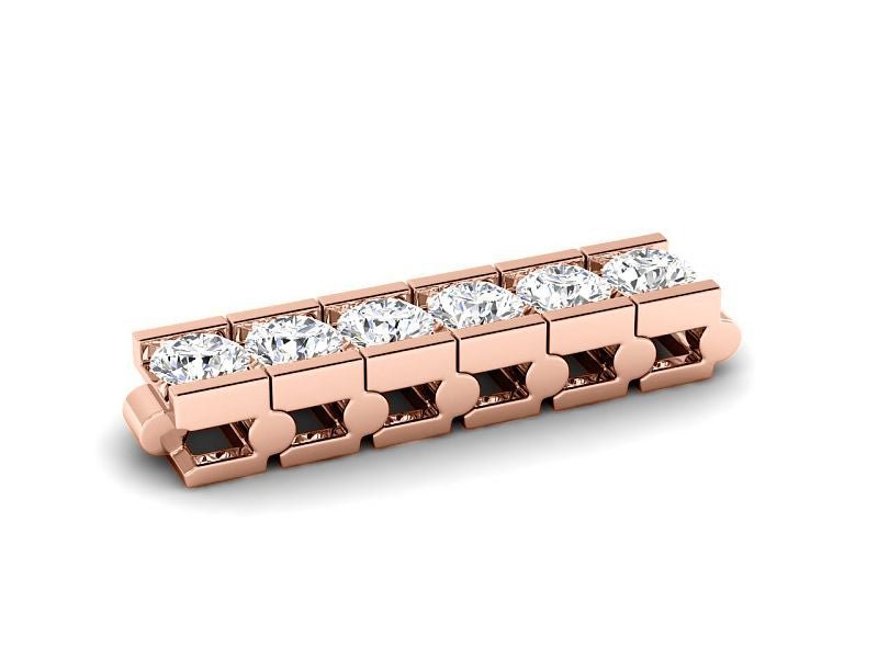 2.50 - 10.50 CT Round Cut Lab Grown Diamonds - Tennis Bracelet - Primestyle.com