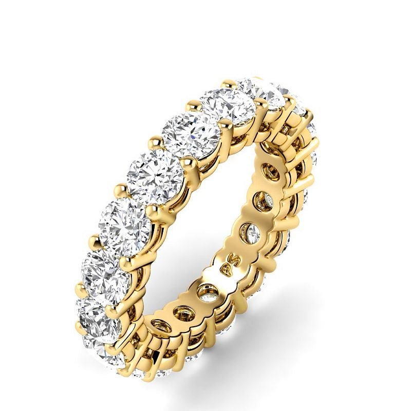 2.50 - 6.00 CT Round Cut Lab Grown Diamonds - Eternity Ring - Primestyle.com