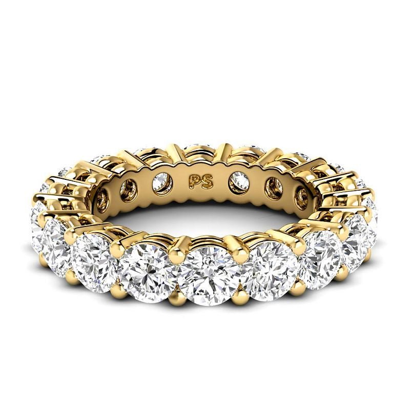 2.50 - 6.00 CT Round Cut Lab Grown Diamonds - Eternity Ring - Primestyle.com
