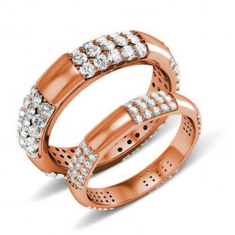 2.50 CT Round Cut Natural Diamonds - Wedding Sets - Primestyle.com