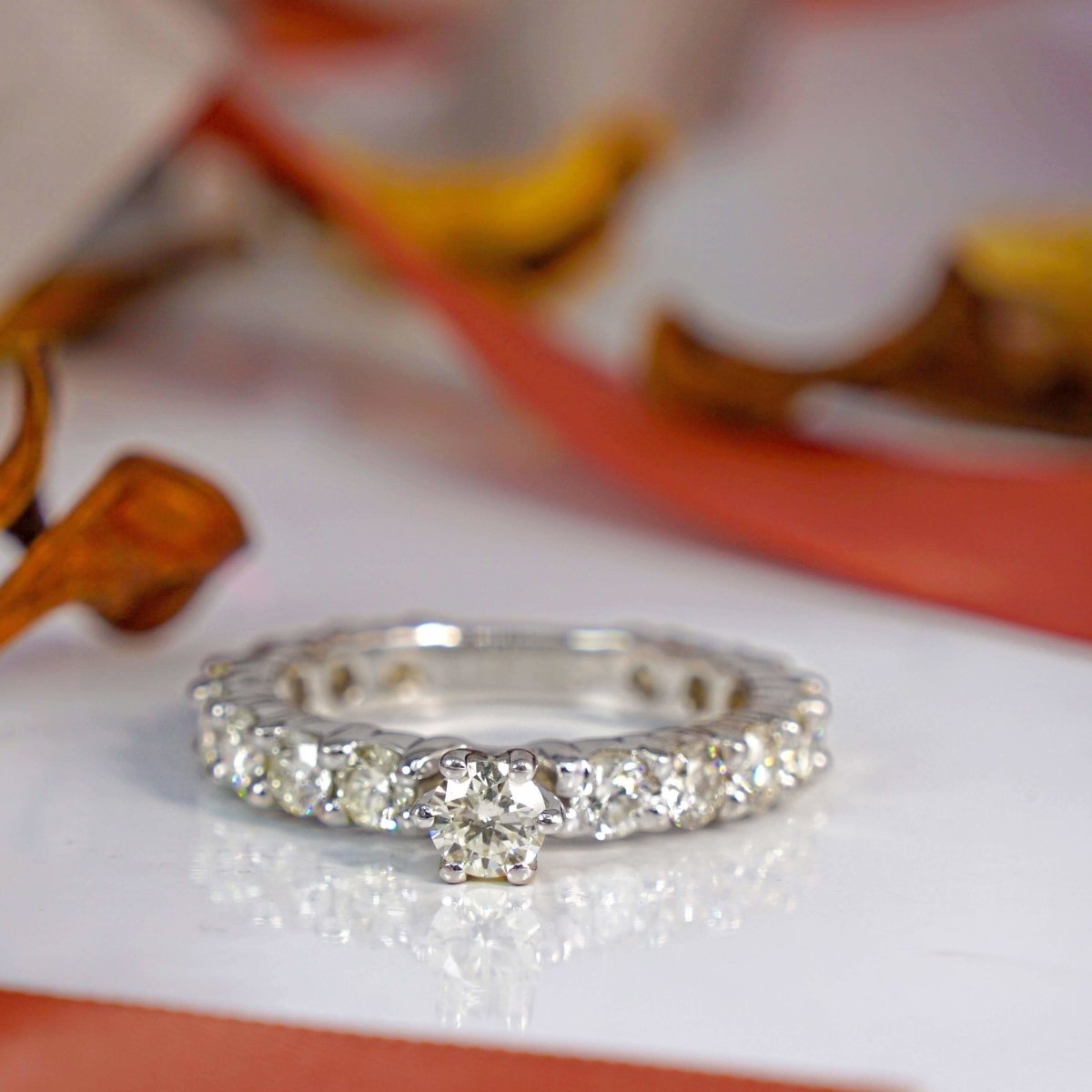 2.75-3.90 CT Round Cut Diamonds - Engagement Ring - Primestyle.com