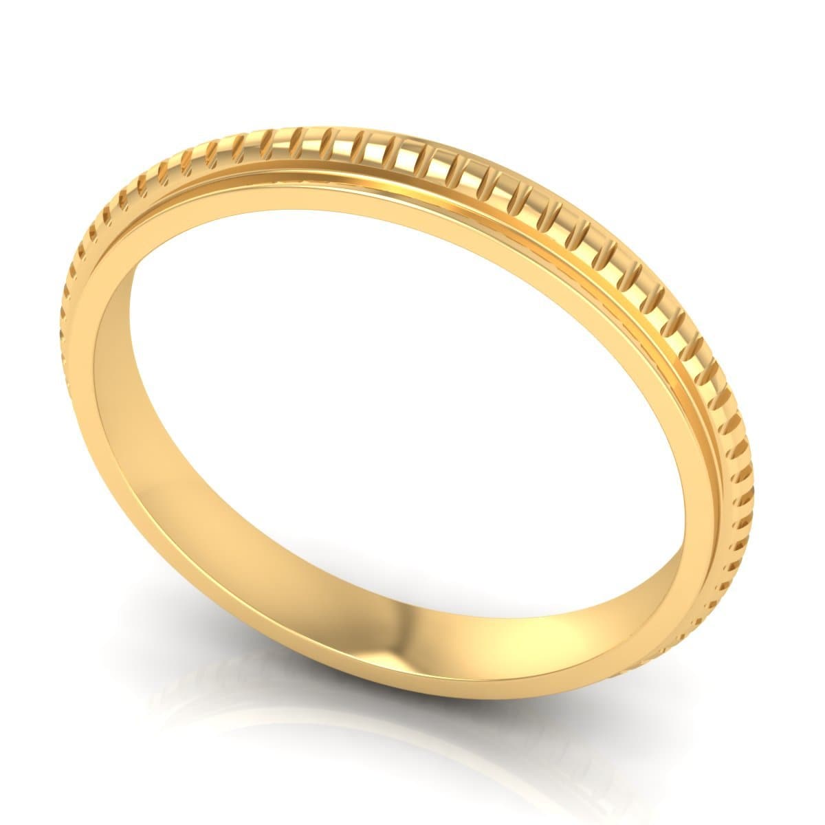 3.0 mm Plain Wedding Band in 14KT, 18KT &amp; Platinum - Primestyle.com