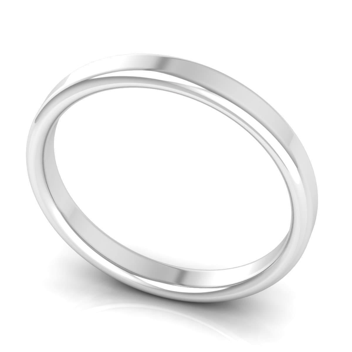 3.0 mm Plain Wedding Band in 14KT, 18KT & Platinum
