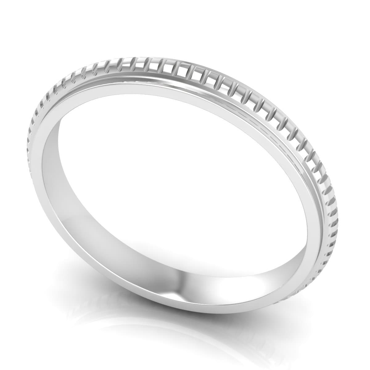 3.0 mm Plain Wedding Band in 14KT, 18KT &amp; Platinum - Primestyle.com