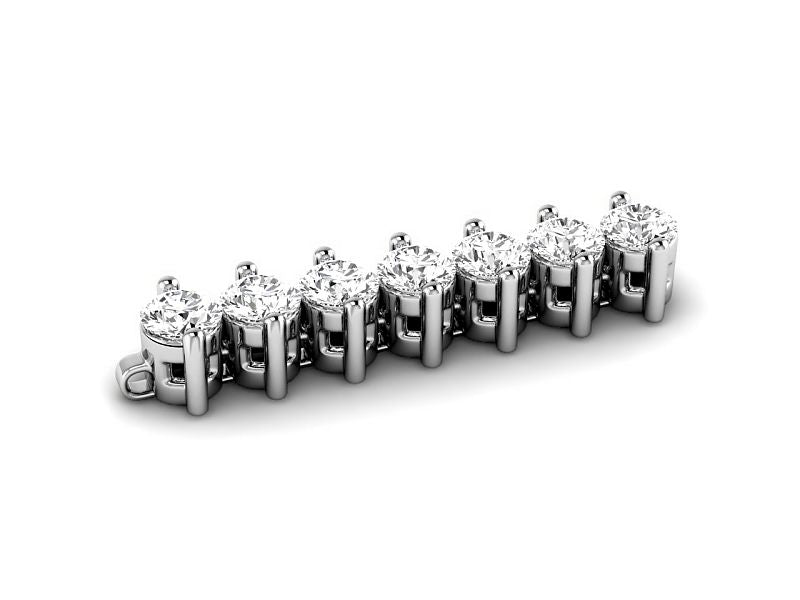 3.00-10.00 CT Round Cut Lab Grown Diamonds - Tennis Bracelet - Primestyle.com