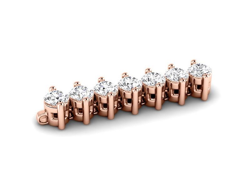 3.00-10.00 CT Round Cut Lab Grown Diamonds - Tennis Bracelet - Primestyle.com